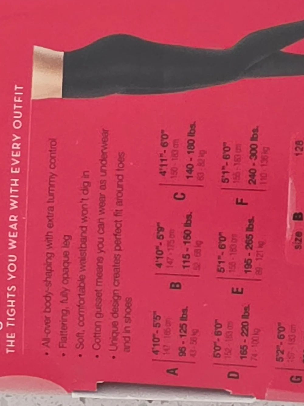 New SPANX Black Opaque Shaping Tights